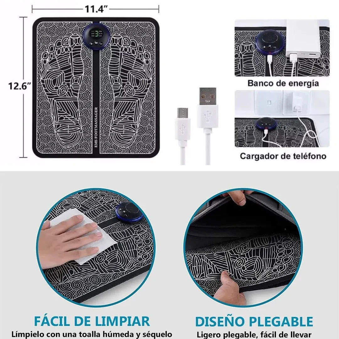 VitaFeet EMS™ Tapete Masajeador de Pies Profesional